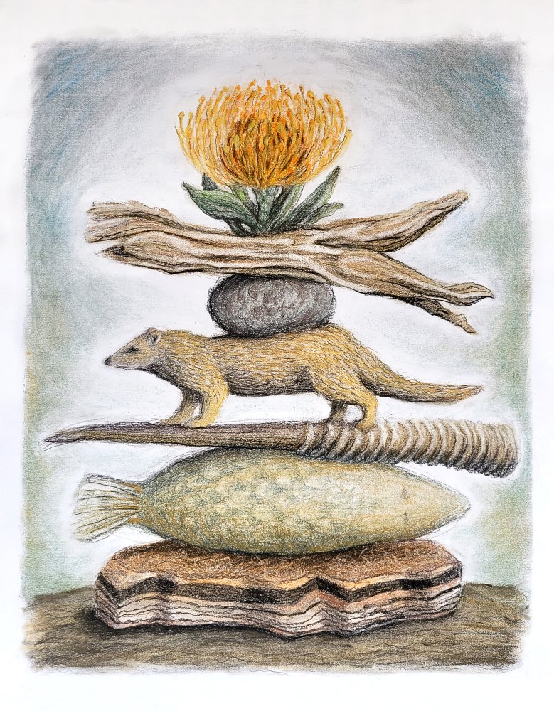 Tracey van der Reis - African Totem IX